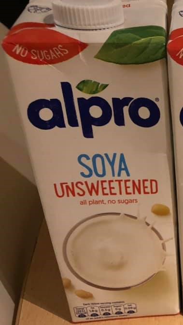 alpro soya unsweetened