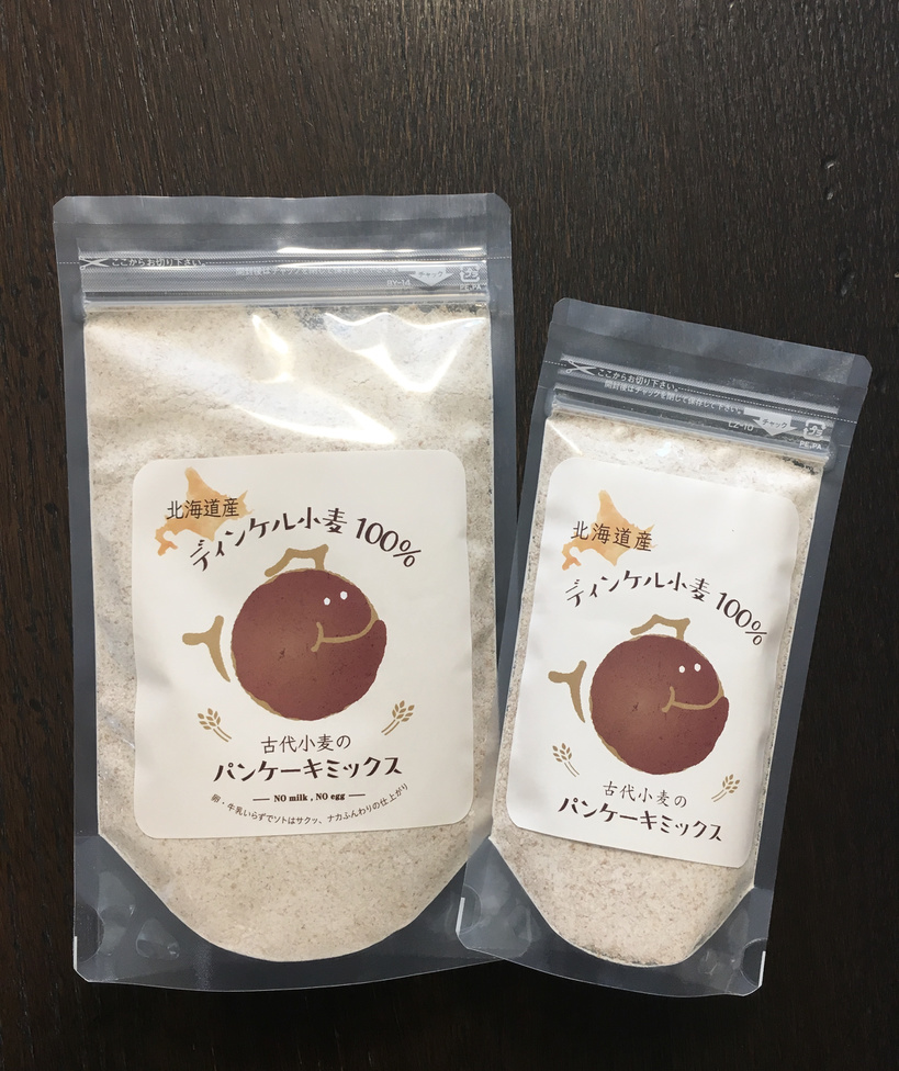 Rough ground spelt pancake mix