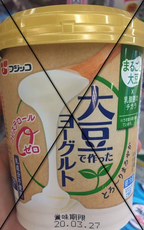 Fujicco Yogurt from Soybeans with x