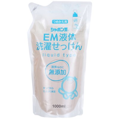 Shabondama soap EM Liquid Laundry Soap refill