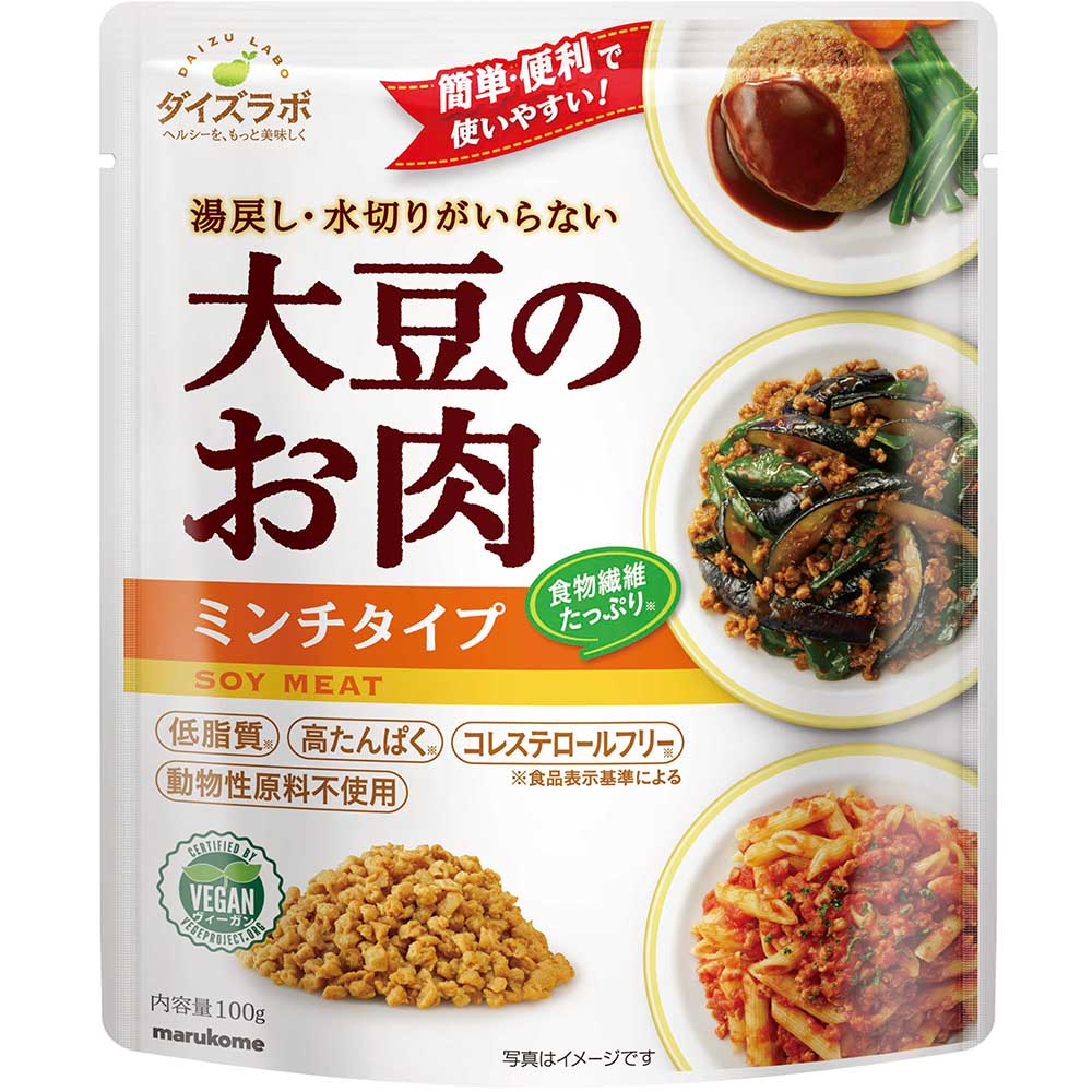 Marukome Soybean Laboratories Soymeat, Minced, Retort Pouch Type 2