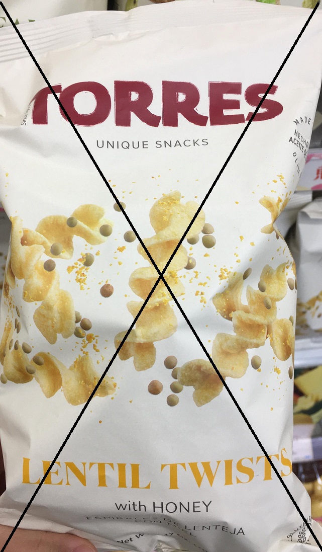 Torres Unique Snacks Lentil Twists with Honey