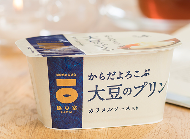 Sato No Yuki Kandofu Soybean Pudding with Caramel Sauce