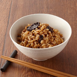 Sea and Earth Deli Barley-Seitan Genmai stock photo
