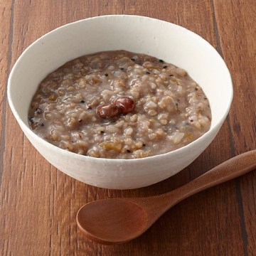Sea and Earth Deli Multigrain Genmai Porridge stock photo