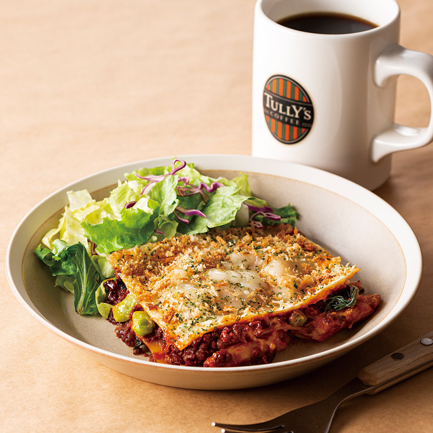 Tully's Plant-based Lasagna Plate